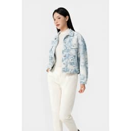 Áo Khoác 1 Lớp Jeans Nữ GENVIET JEANS Dáng Suông, Thời Trang, Thoải Mái 8792 4