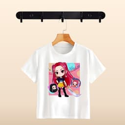 Áo Thun Hoạt Hình Huntrix KPop Demon Hunters Dễ Thương Nhiều Mẫu Đủ Size Từ 10kg 3