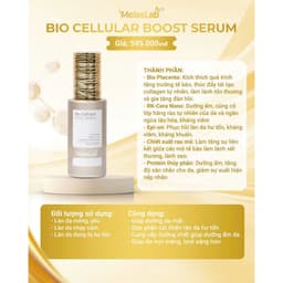 Serum tế bào gốc Bio Cellular Boost MELASLAB nuôi dưỡng tế bào giảm nám phục hồi da chống lão hóa 8