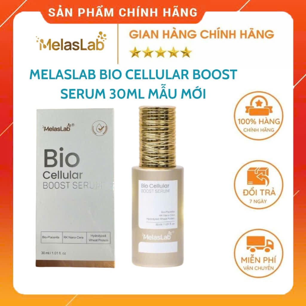 Serum tế bào gốc Bio Cellular Boost MELASLAB nuôi dưỡng tế bào giảm nám phục hồi da chống lão hóa