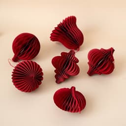 Đèn Lồng Tổ Ong Ni Lông Nilon MiNi Màu Đỏ Dùng Trang Trí Lễ Hội Tết Năm Mới Trung Thu Nhà Cửa Mẫu mới 2026 5
