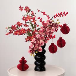 Đèn Lồng Tổ Ong Ni Lông Nilon MiNi Màu Đỏ Dùng Trang Trí Lễ Hội Tết Năm Mới Trung Thu Nhà Cửa Mẫu mới 2026 3