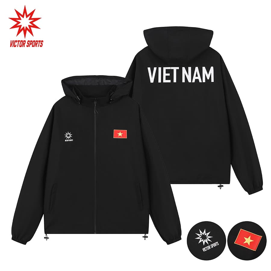 Áo khoác gió di chuyển Đội Tuyển  VIỆT NAM 2 LỚP - Áo khoác gió Việt Nam 2 lớp cõ mũ tháo rời PHÙ HỢP MẶC BỐN MÙA QUANĂM