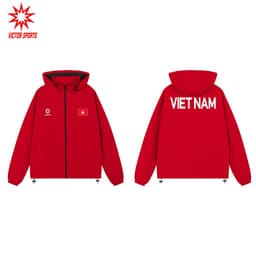 Áo khoác gió di chuyển Đội Tuyển  VIỆT NAM 2 LỚP - Áo khoác gió Việt Nam 2 lớp cõ mũ tháo rời PHÙ HỢP MẶC BỐN MÙA QUANĂM 2