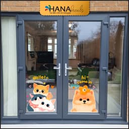 Decal Dán Kính PET SHOP Trang Trí Cửa Hàng Thú Cưng Chống Nước, Bền Đẹp - PETS08 - Hana Decals 6