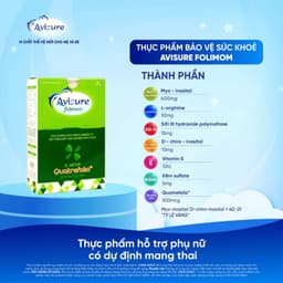 Avisure Folimom 30 viên – Dùng cho phụ nữ dự định mang thai và phụ nữ bị buồng trứng đa nang 6