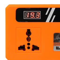 [Có đèn LED] Đế chuyển đổi nguồn HUKAN G1-BCN0218, Chuyển từ 21v lên 180v~220v - Chân pin phổ thông 3