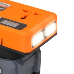 [Có đèn LED] Đế chuyển đổi nguồn HUKAN G1-BCN0218, Chuyển từ 21v lên 180v~220v - Chân pin phổ thông 6