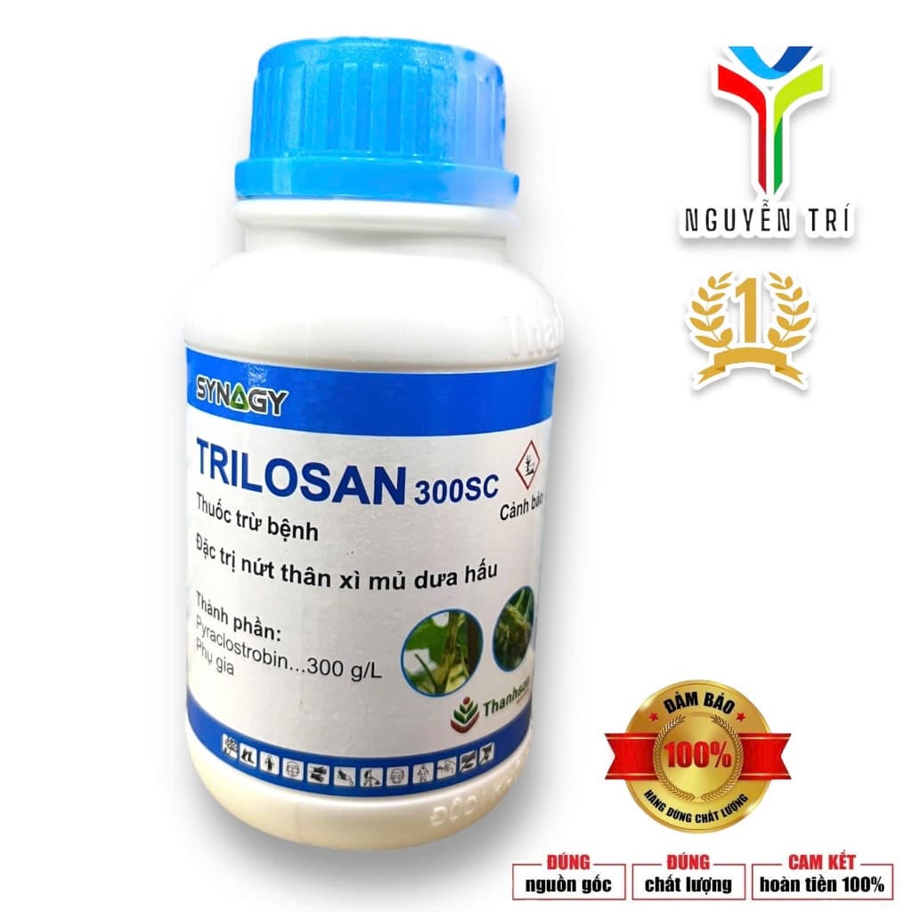 Thuốc trừ bệnh Trilosan 300SC (250ml) - Đặc trị nứt thân xì mủ, hiệu quả nhanh, an toàn cho cây