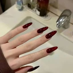 Chai Sơn thạch đỏ CR màu rượu vang sang trọng, quý phái (Cần sử dụng máy hơ) Nail Michi 4