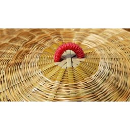 [CẦN THƠ] Lồng Bàn Tre Gai Già Thủ Công (55cm) – Nghệ Nhân Miền Tây Đan Kỹ, Bền Đẹp Vượt Thời Gian 5