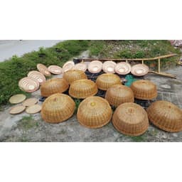 [CẦN THƠ] Lồng Bàn Tre Gai Già Thủ Công (55cm) – Nghệ Nhân Miền Tây Đan Kỹ, Bền Đẹp Vượt Thời Gian 9