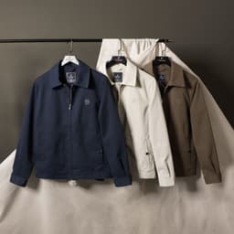 Áo khoác khaki 2 lớp LINED JACKET TORANO túi ốp thêu logo ngực, Mạnh Mẽ và Nam Tính GWCJ502 3
