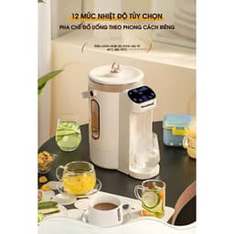 Cây nước nóng Nineshield mini để bàn tiện lợi( bình đun nước giữ nhiệt 24/24) 5