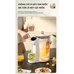 Cây nước nóng Nineshield mini để bàn tiện lợi( bình đun nước giữ nhiệt 24/24) 6
