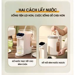Cây nước nóng Nineshield mini để bàn tiện lợi( bình đun nước giữ nhiệt 24/24) 4