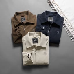 Áo khoác khaki 2 lớp LINED JACKET TORANO túi ốp thêu logo ngực, Mạnh Mẽ và Nam Tính GWCJ502 6
