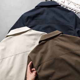 Áo khoác khaki 2 lớp LINED JACKET TORANO túi ốp thêu logo ngực, Mạnh Mẽ và Nam Tính GWCJ502 5