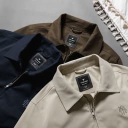 Áo khoác khaki 2 lớp LINED JACKET TORANO túi ốp thêu logo ngực, Mạnh Mẽ và Nam Tính GWCJ502 4