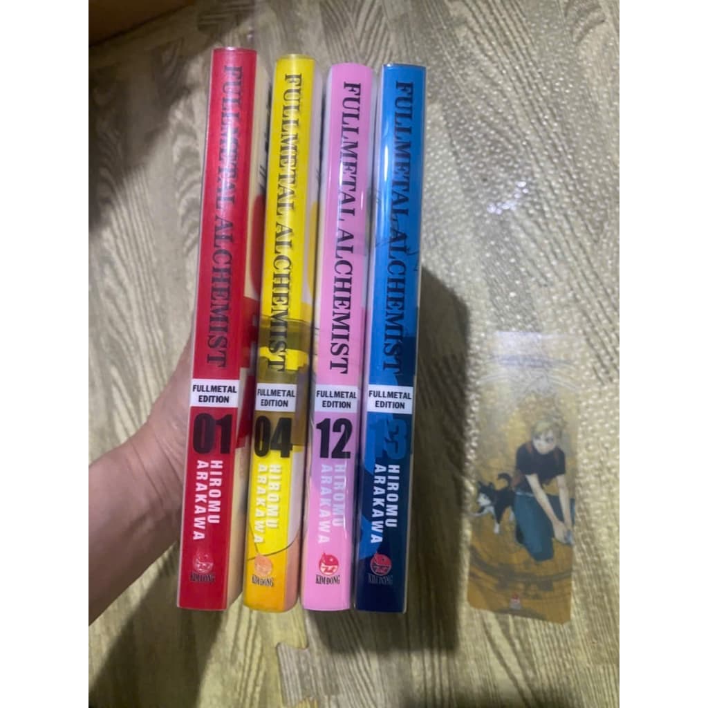 (+pos) Combo 4q vở Fullmetal Alchemist Cang Giả Kim Thuật Sư kèm post