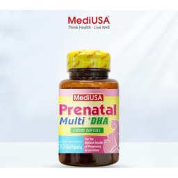 Viên uống bổ sung Vitamin cho bà bầu và bé MediUSA Prenatal Multi + DHA Cùng Mẹ Nuôi Bé Khỏe 7