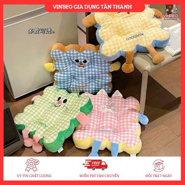 Đệm ngồi dễ thương văn phòng ít vận động đệm ghế ký túc xá sinh viên gối dày đệm ẋì hơi VINBEO