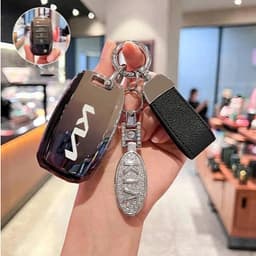 KIA - Ốp Chìa Khoá Xe KIA 3 Nút Thông Minh Ombre Chất Liệu TPU Hai Màu Đen, Hồng Dùng Cho Remote 3 Nút Bấm 6
