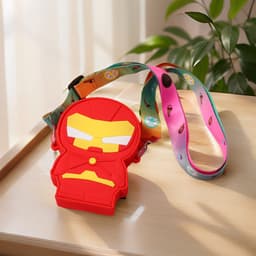 [Mới] Túi xách đeo chéo silicon hình siêu nhân cho bé trai đựng lì xì tết có pop it 7