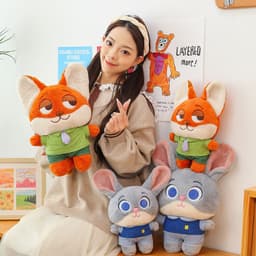 Cáo Nick và Thỏ Judy 65cm - Thú Nhồi Bông Zootopia Cáo , Thỏ Cao Cấp Nhân Vật Hoạt Hình Quà Tặng Gấu Bông City 7