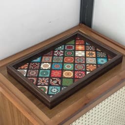 khay đựng đồ,đựng trà làm deco siêu xinh VINBEO 9