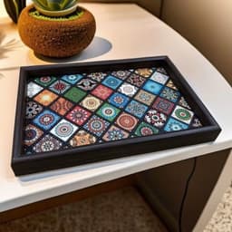 khay đựng đồ,đựng trà làm deco siêu xinh VINBEO 8