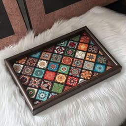 khay đựng đồ,đựng trà làm deco siêu xinh VINBEO 5