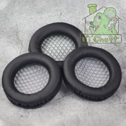 [1 Cặp] Đệm Da Mút Bọc Tai Nghe Tròn 10cm 100mm Headphones Game Trùm Đầu 10 cm 100 mm Dày 2cm 7