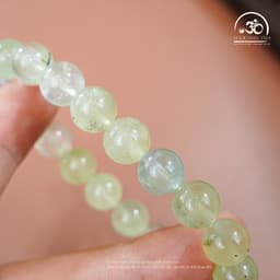 Ngọc Đan Tâm - Vòng Tay Đá Prehnite 10mm 2A - Mệnh Thuỷ & Mệnh Mộc 7