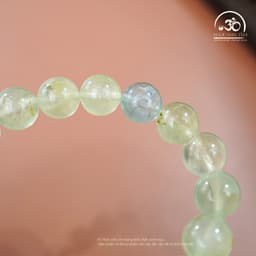 Ngọc Đan Tâm - Vòng Tay Đá Prehnite 10mm 2A - Mệnh Thuỷ & Mệnh Mộc 6