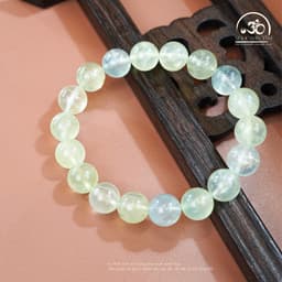 Ngọc Đan Tâm - Vòng Tay Đá Prehnite 10mm 2A - Mệnh Thuỷ & Mệnh Mộc 3