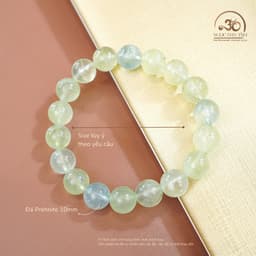 Ngọc Đan Tâm - Vòng Tay Đá Prehnite 10mm 2A - Mệnh Thuỷ & Mệnh Mộc 2