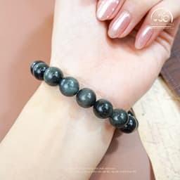 Ngọc Đan Tâm - Vòng Tay Mắt Chim Ưng Xám 10mm 5A - Mệnh Kim & Mệnh Thuỷ 4