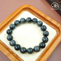 Ngọc Đan Tâm - Vòng Tay Mắt Chim Ưng Xám 10mm 5A - Mệnh Kim & Mệnh Thuỷ 5