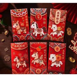 Lì xì tết 2026 [ Combo 50 ] 2026 Bính Ngọ giá sỉ đẹp độc lạ theo yêu cầu 9