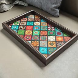khay đựng đồ,đựng trà làm deco siêu xinh VINBEO 3