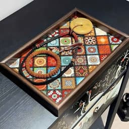khay đựng đồ,đựng trà làm deco siêu xinh VINBEO 6