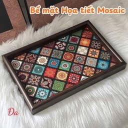 khay đựng đồ,đựng trà làm deco siêu xinh VINBEO 1