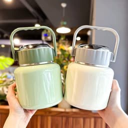 Bình Ủ Cháo Giữ Nhiệt Cao Cấp Dung Tích 900-1100ml Lõi Inox 316 An Toàn Giữ Nóng Lâu 6-8 Tiếng 2