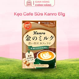 [Date 2027] Kẹo KANRO Vị Cà Phê Sữa Chính Hãng Nhật Bản 61g 2