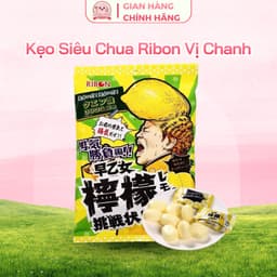 [Date Mới] Kẹo Siêu Chua RIBON Vị Chanh & Mơ Nội Địa Nhật 70g 2