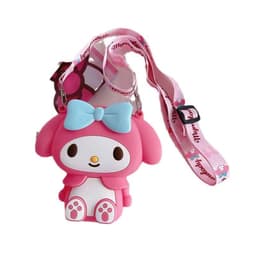[Mới] Túi xách đeo chéo silicon hình thỏ tai dài My Melody thời trang dễ thương, đựng bì lì xì, túi tỏi bé gái 5