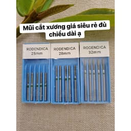 Mũi Cắt Răng 8 Rodendica 25mm / 28mm / 32mm (Kim Cương 1/2 Mũi) Dành Cho Tay Khoan Nhanh 2