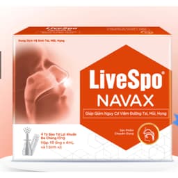 Livespo NAVAX ( HỘP MÀU ĐỎ ) [ 10 ống x 4ml và 1 Bình Xịt ] Nước muối chứa bào tử lợi khuẩ> BUN BUN SHOP 3