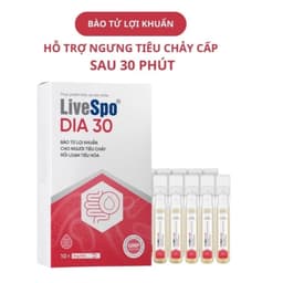 LiveSpo DIA 30 (10 x  ống 5ml) Bào Tử Lợi Khuẩn Hỗ Trợ Làm Giảm Triệu > BUN BUN SHOP 1